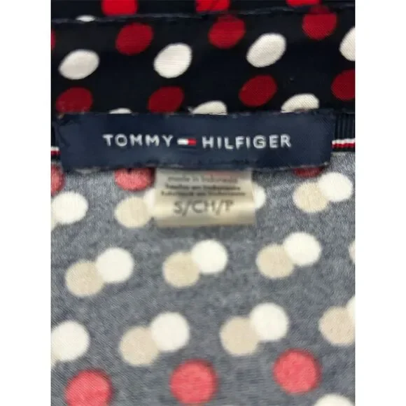 Tommy Hilfiger Women's Polka Dot Button-Up Shirt Size S Multicolor - Picture 3 of 7